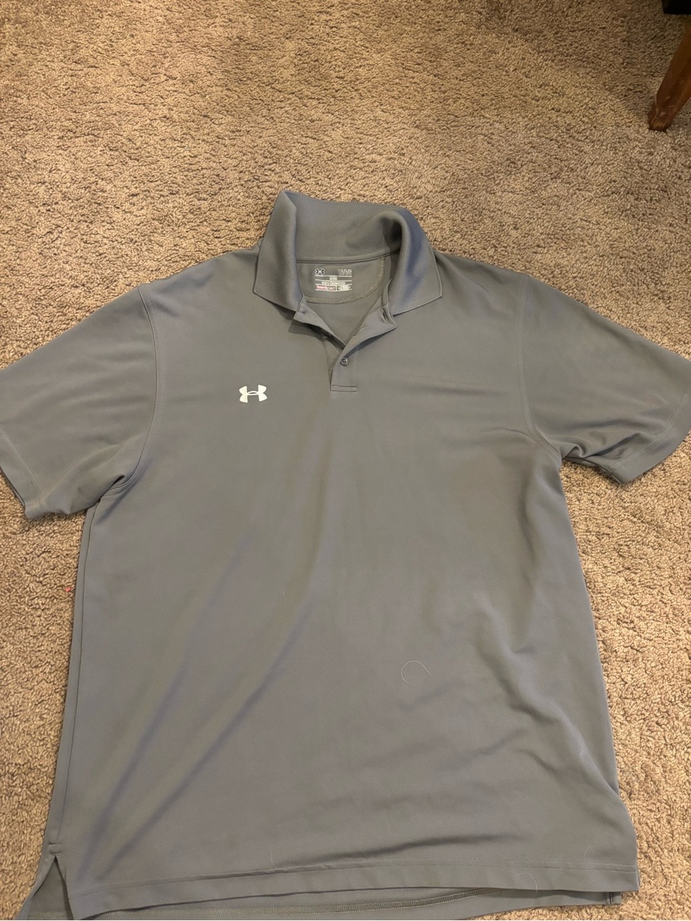 Under Armour Men’s Gray Performance Polo - Light Gray